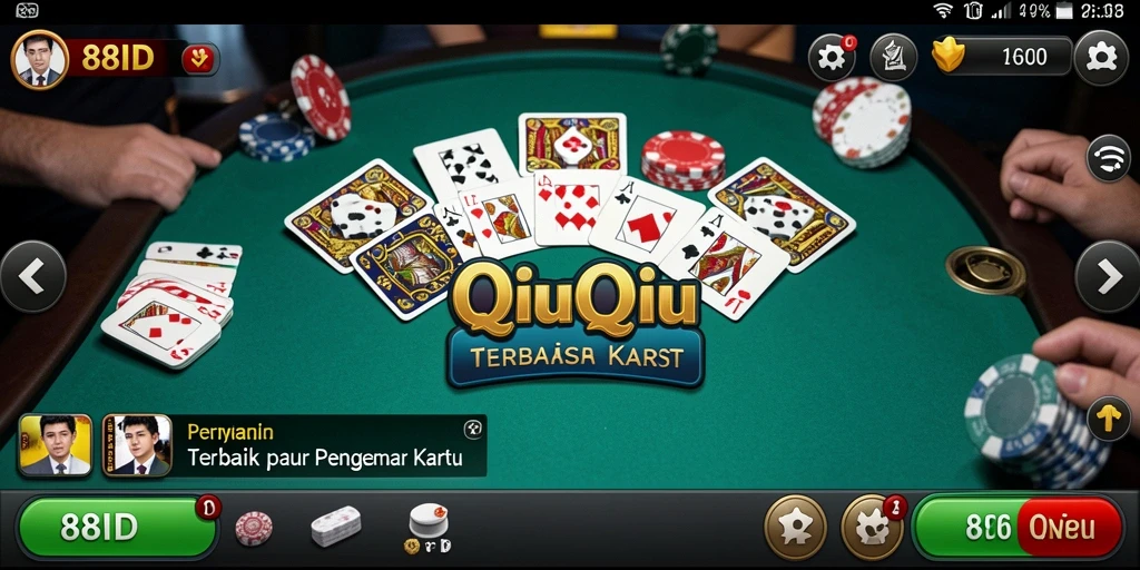 Tampilan gameplay QiuQiu yang menarik dan seru di 88ID.