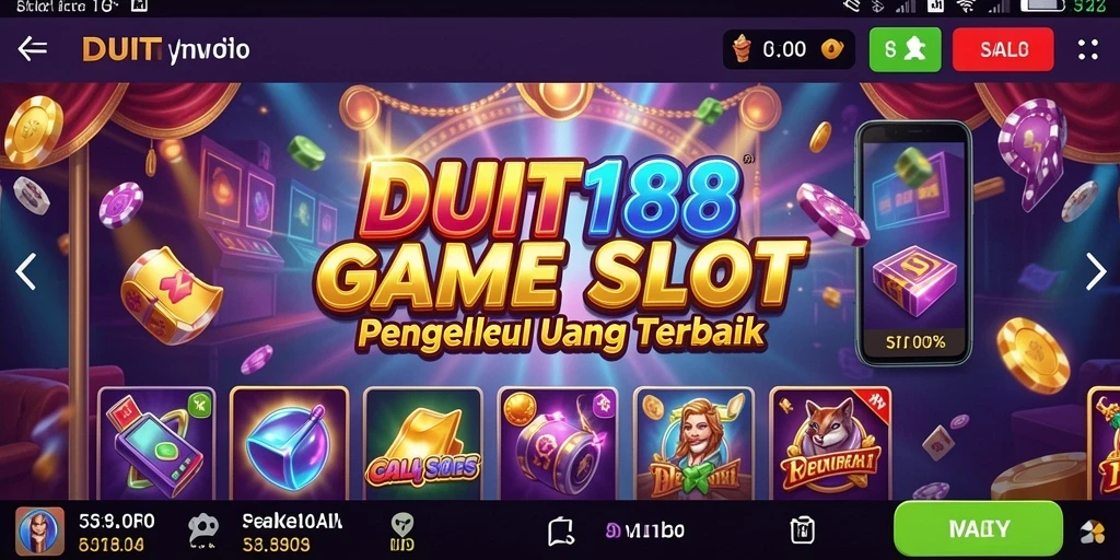 Gameplay seru dari aplikasi Slot DUIT188 yang penuh warna.