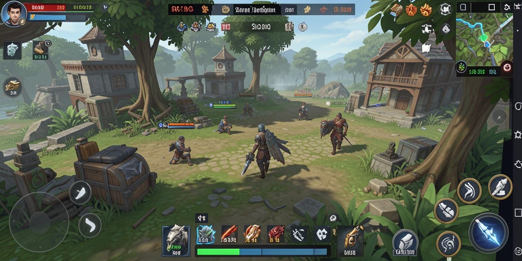Tampilan gameplay yang strategis dan mendebarkan di RK88.