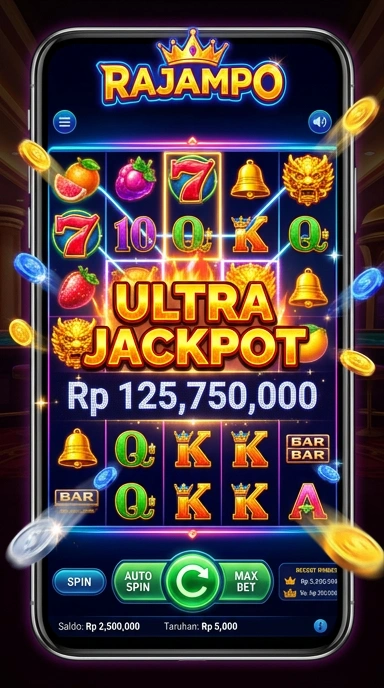 Screenshot fitur menarik dari aplikasi rajampo untuk pengguna Android.